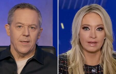 Greg Gutfeld and Kayleigh McEnany