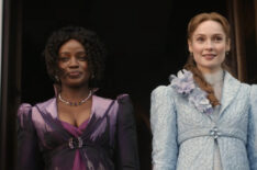 Masali Baduza and Hannah Dodd in 'Bridgerton' Season 5