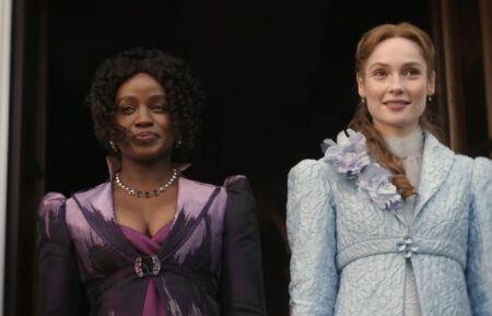 Masali Baduza and Hannah Dodd in 'Bridgerton' Season 5