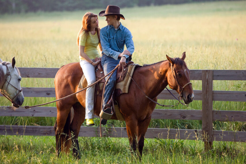 Miley Cyrus and Lucas Till