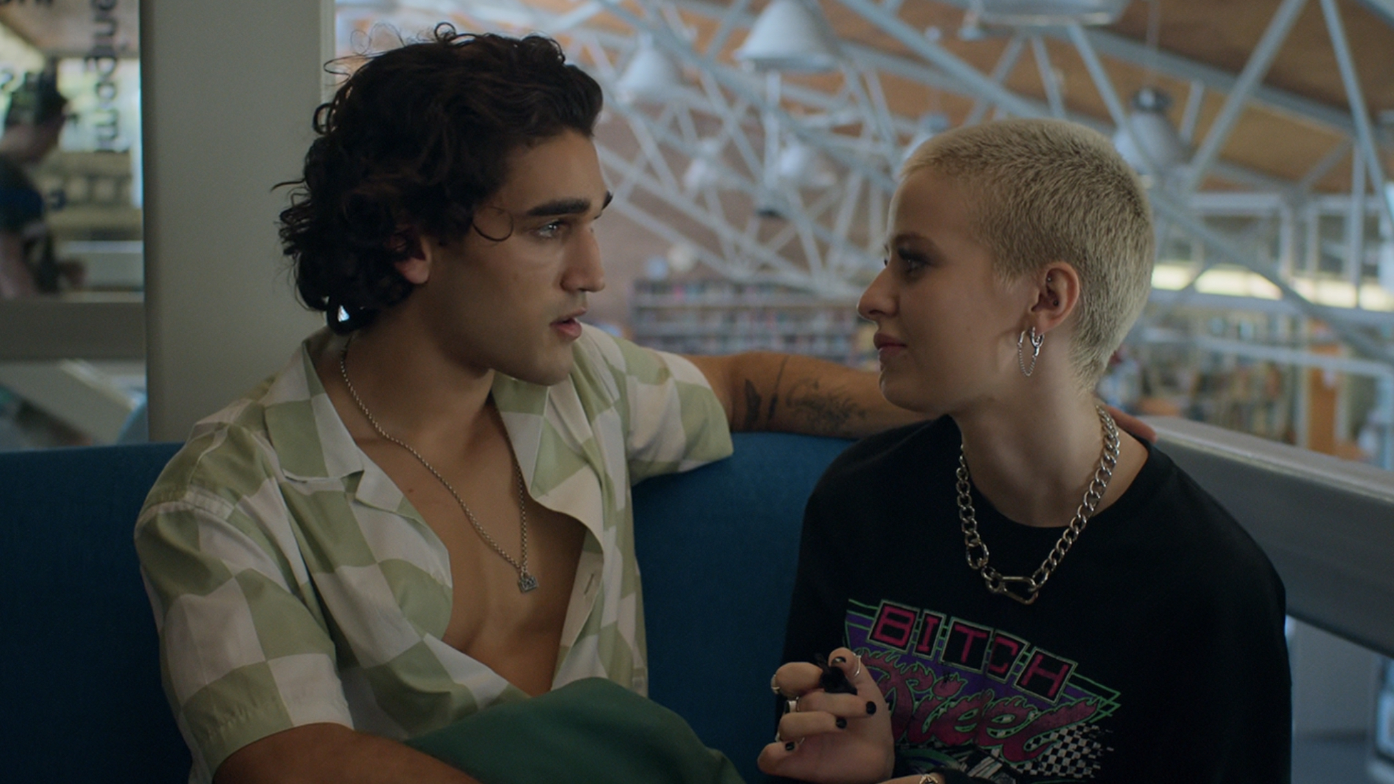 Harper and Dusty in 'Heartbreak High' Season 1