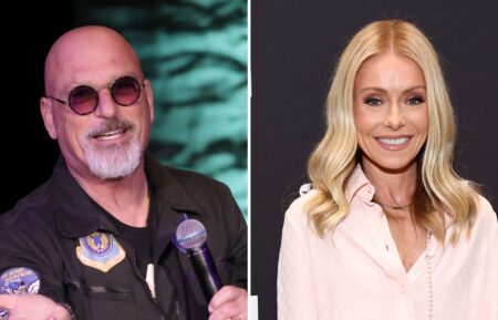 Howie Mandel and Kelly Ripa