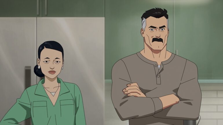 Debbie and Nolan in INVINCIBLE Season 1