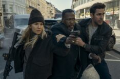 Sienna Miller, Wendell Pierce, and John Krasinski in 'Jack Ryan: Ghost War'