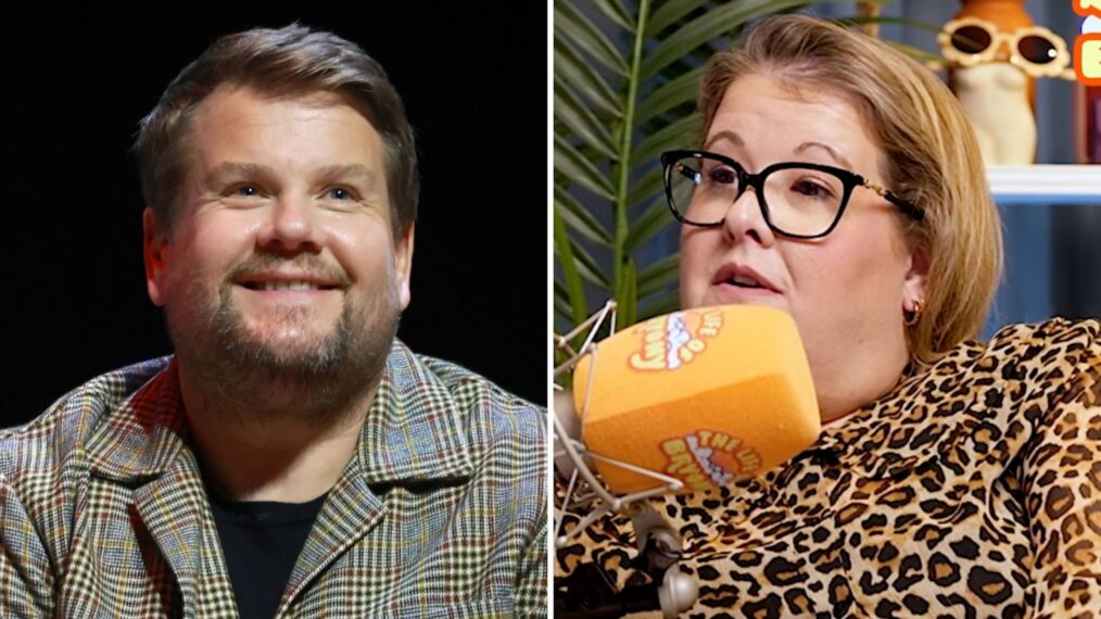 James Corden and sister Ruth