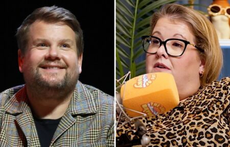 James Corden and sister Ruth