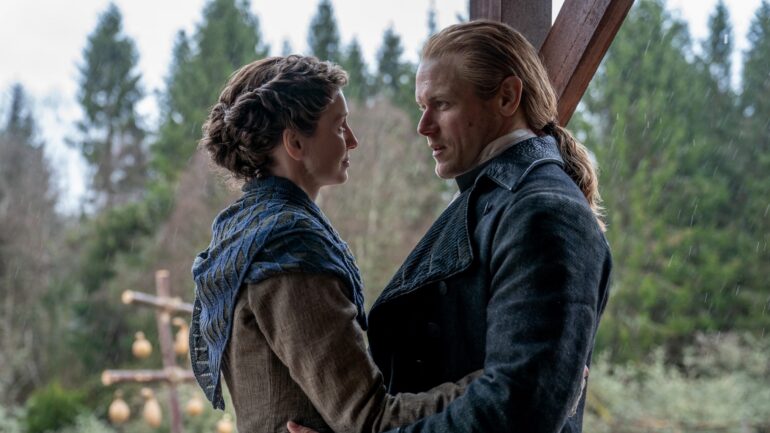 Caitriona Balfe, Sam Heughan, ‘Prophecies', (Season 8, ep. 802, aired March 13, 2026).