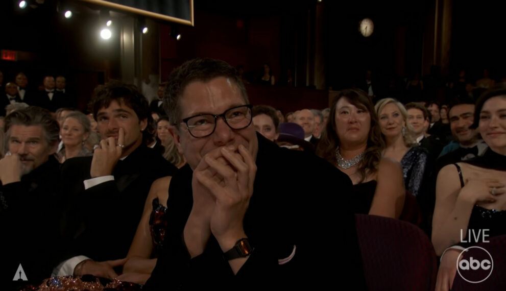 Jessie Buckley's husband Freddie at the 2026 Oscars