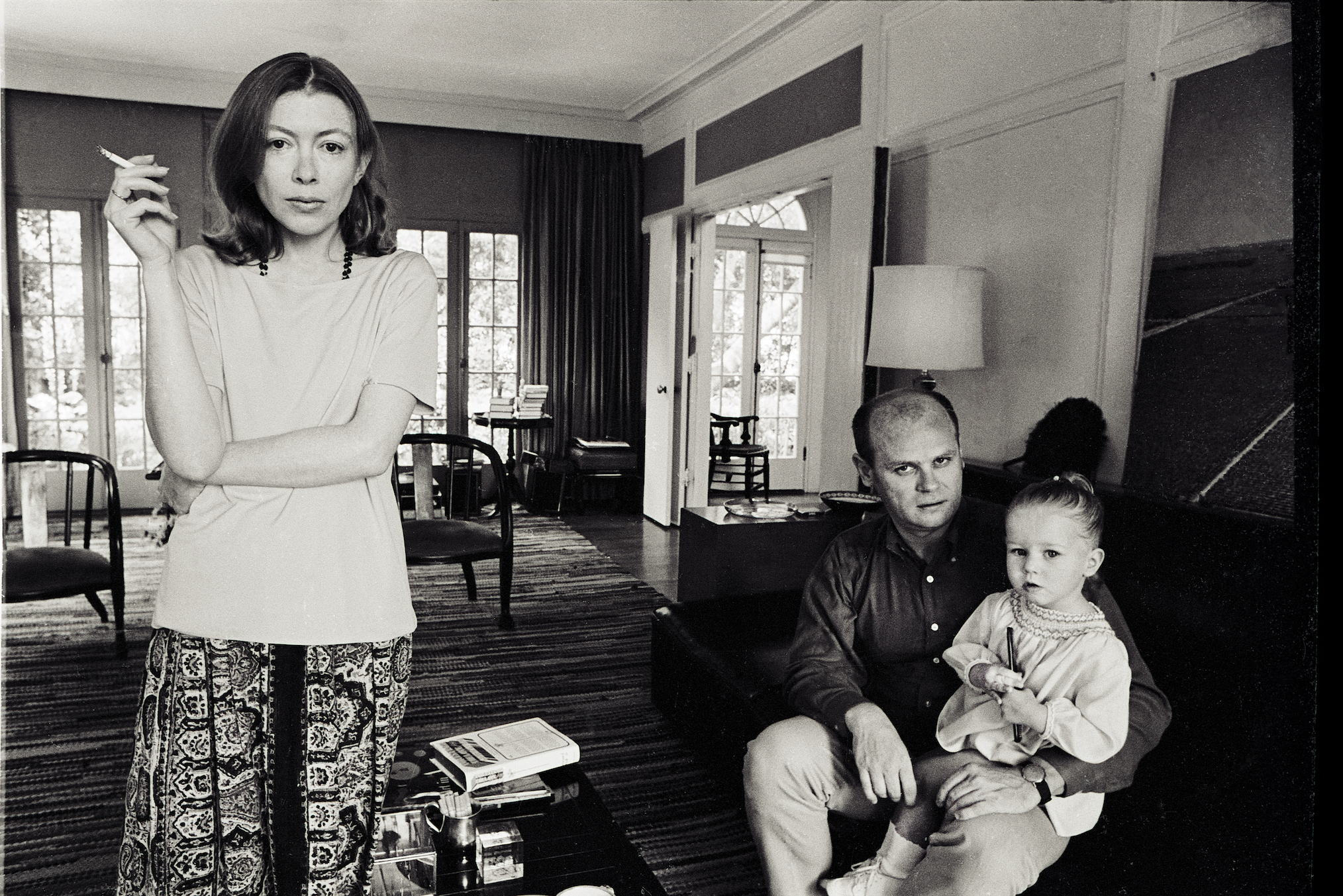 Joan Didion and John Dunne and Quintana in 'Joan Didion: The Center Will Not Hold'
