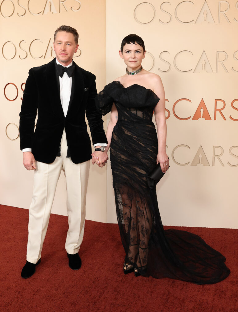 Josh Dallas and Ginnifer Goodwin attend the 98th Oscars at Dolby Theatre on March 15, 2026 in Hollywood, California