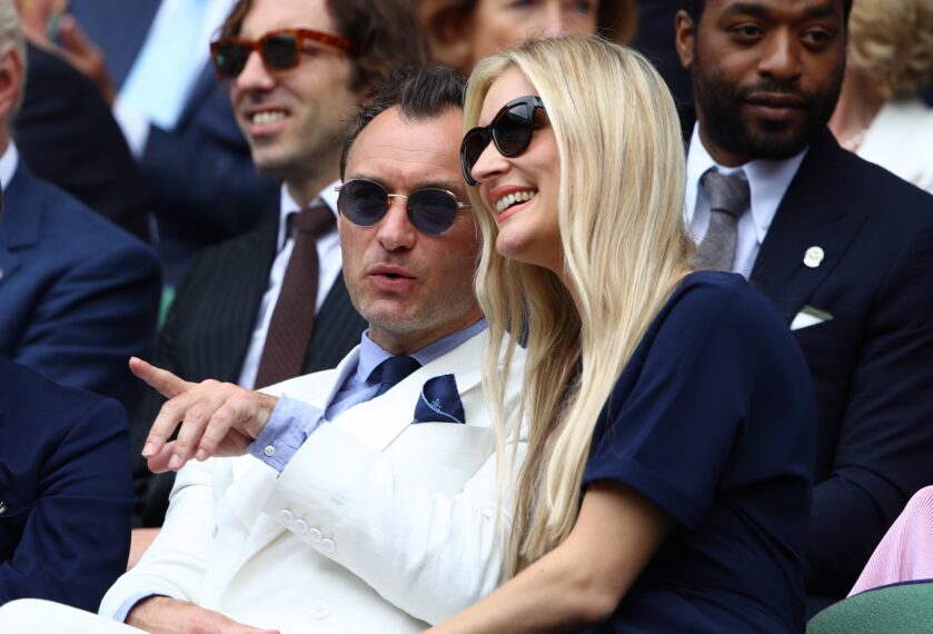 Phillipa Coan and Jude Law