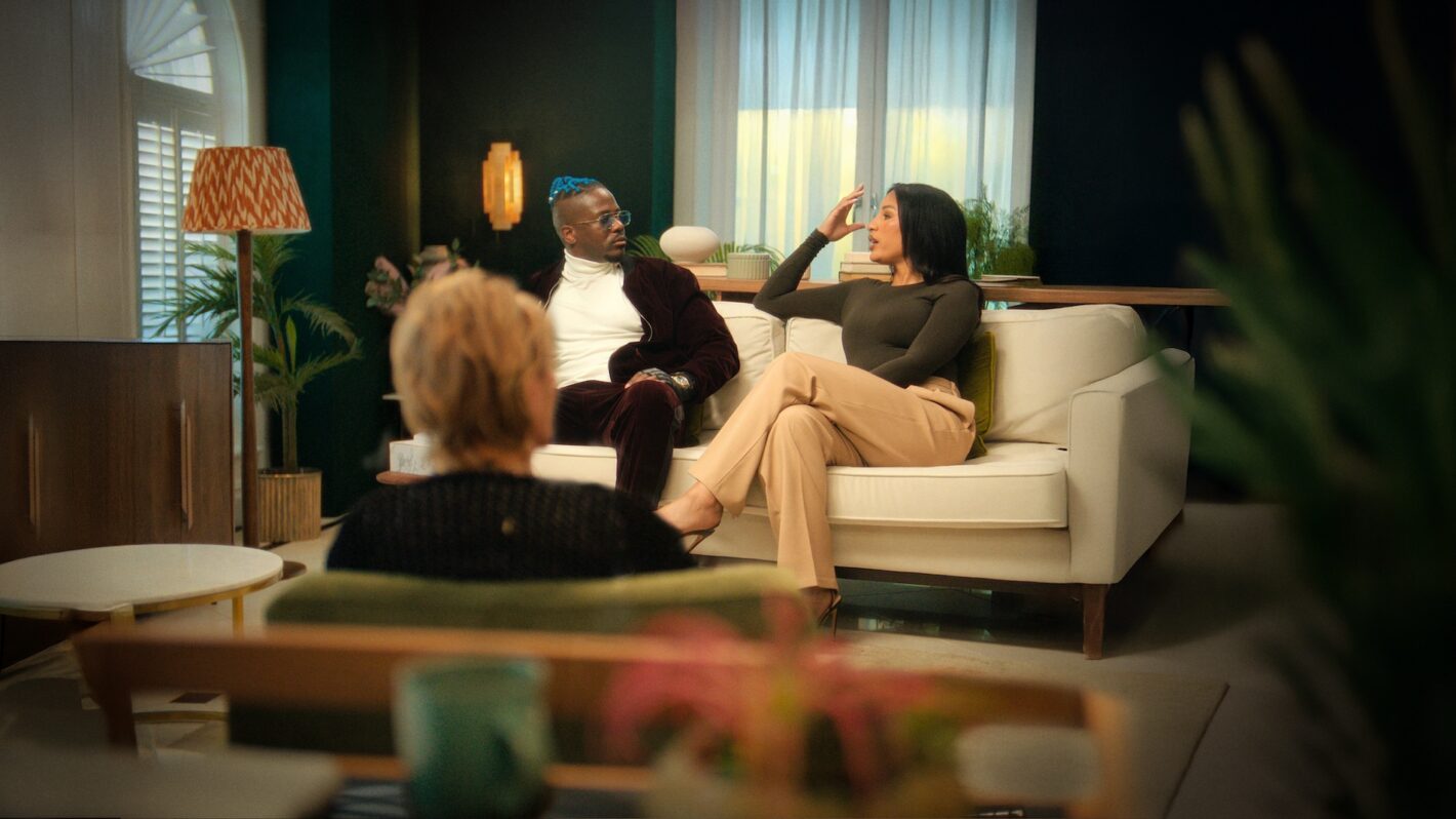 junior and carmen in blue therapy