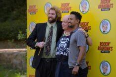 Alex Bonifer, Jerry Hauck, and Anthony Norman in 'Jury Duty Presents: Company Retreat'