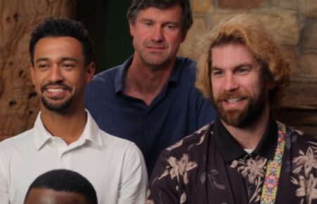 Anthony Norman and Alex Bonifer in 'Jury Duty Presents: Company Retreat'