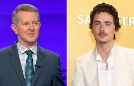 Ken Jennings and Timothee Chalamet