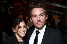 Jaime Feld and Kevin Zegers attend the 2024 Baby2Baby Gala Presented by Paul Mitchell at Pacific Design Center on November 09, 2024 in West Hollywood, California.