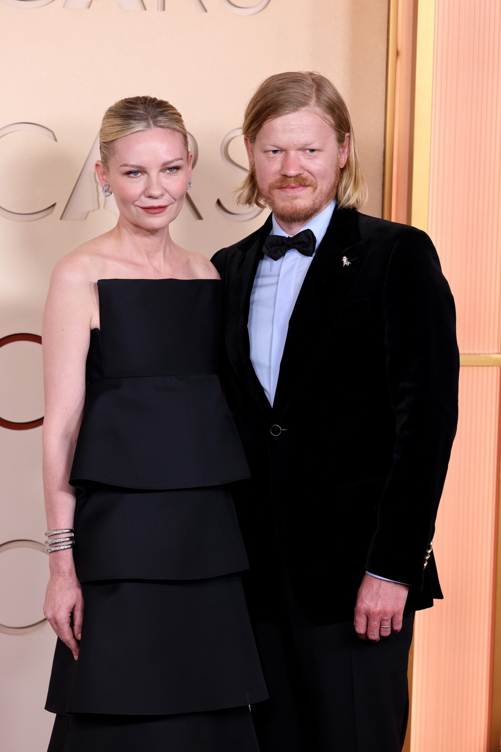 Kirsten Dunst and Jesse Plemons attend the 98th Oscars at Dolby Theatre on March 15, 2026 in Hollywood, California