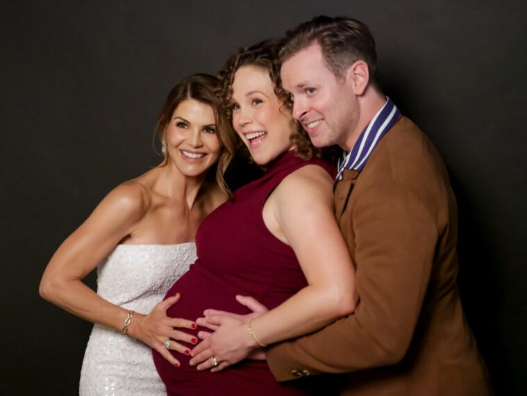 Lori Loughlin, Erin Krakow, and Ben Rosenbaum attend When Calls the Heart & Hope Valley: 1874 Celebration at The Sun Rose Hotel in West Hollywood, CA