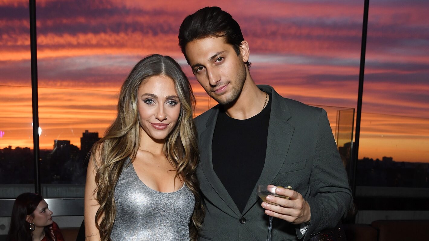 Maddi Reese and Joe Bradley attend the Us Weekly + Maidenform Reality Star Style Awards Party at The Highlight Room on April 22, 2025 in New York City.