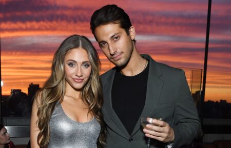 Maddi Reese and Joe Bradley attend the Us Weekly + Maidenform Reality Star Style Awards Party at The Highlight Room on April 22, 2025 in New York City.