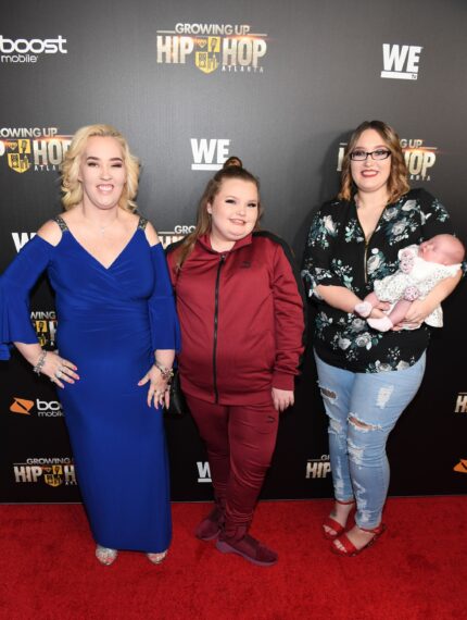 June Shannon, Alana Thompson, Lauryn 'Pumpkin' Shannon and Ella Grace Efird attend