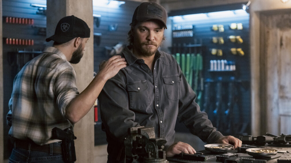 Luke Grimes as Kayce Dutton in 'Marshals' Season 1 Episode 3, 'Road to Nowhere'