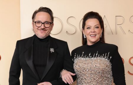 Ben Falcone and Melissa McCarthy attend the 98th Oscars at Dolby Theatre on March 15, 2026 in Hollywood, California.