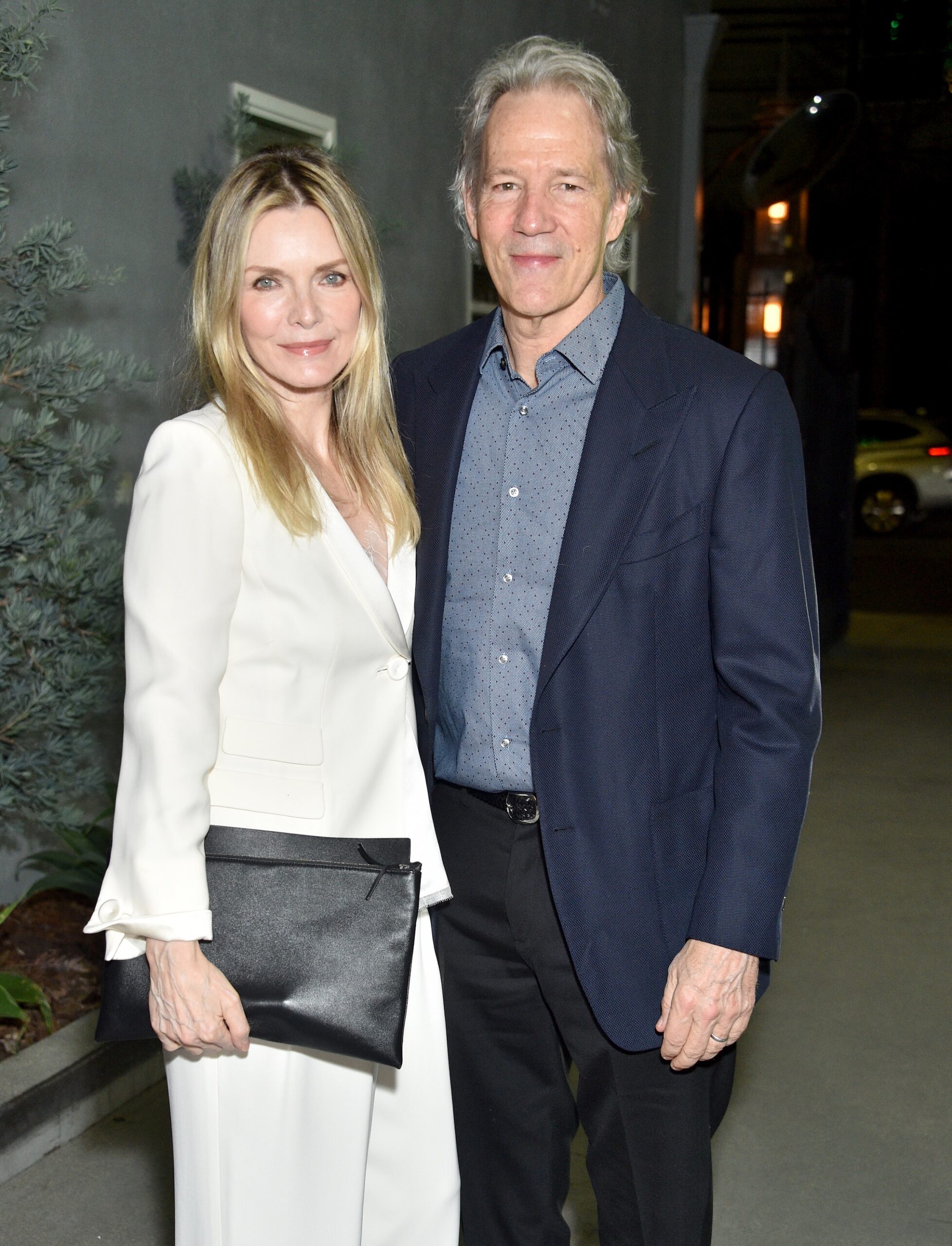 Michelle Pfeiffer and David E. Kelley attends The 33rd Annual Environmental Media Association Awards Gala at Sunset Las Palmas Studios on January 27, 2024 in Los Angeles, California.