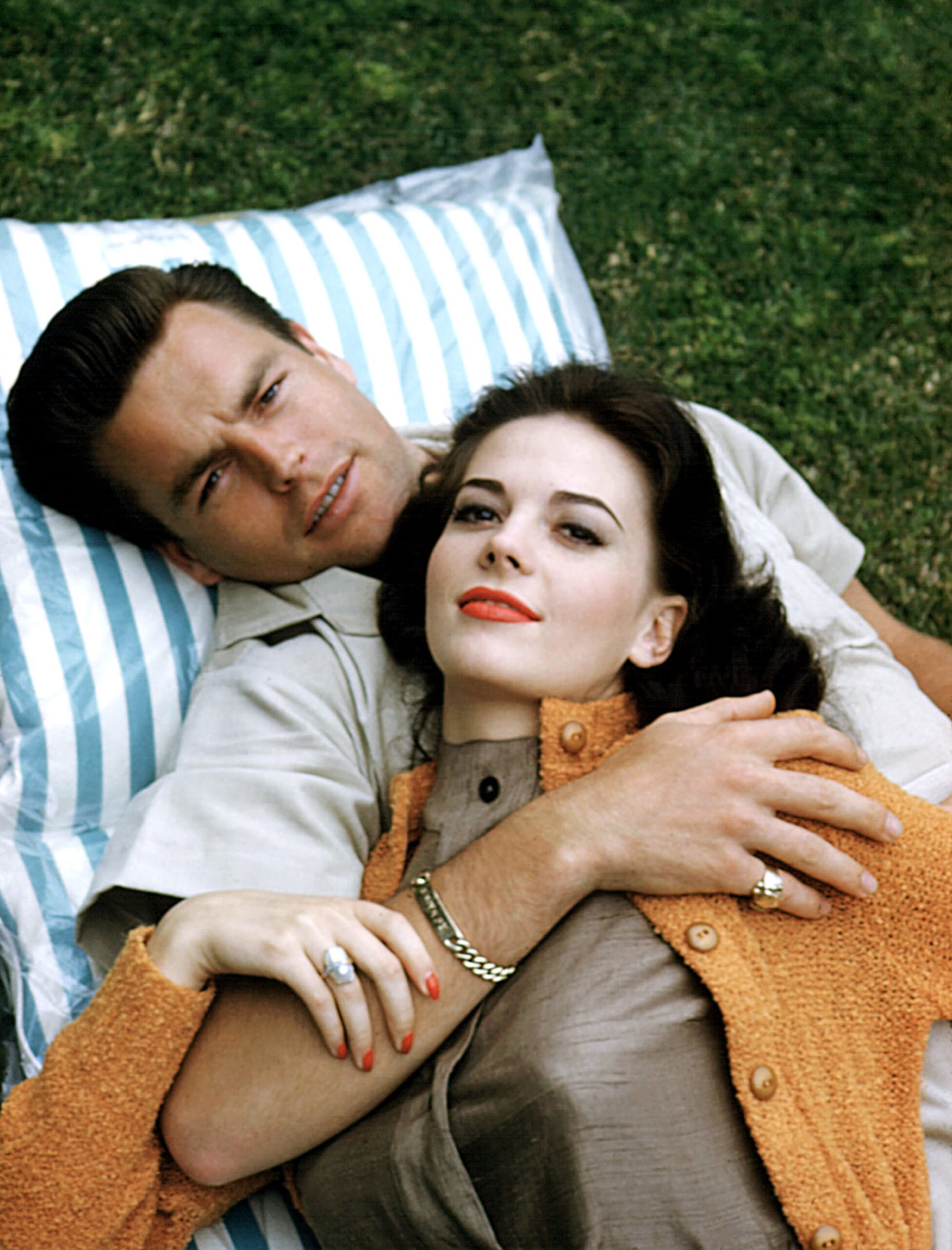 Natalie Wood and Robert Wagner in the late 1950s