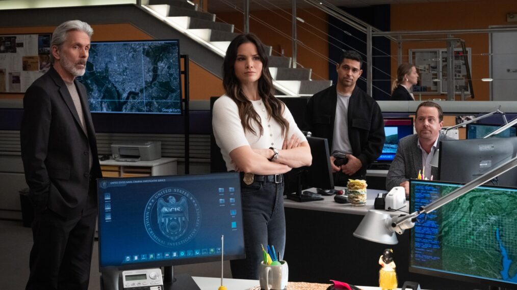 Gary Cole as Special Agent Alden Parker, Katrina Law as Special Agent Jessica Knight, Wilmer Valderrama as Special Agent Nicholas “Nick” Torres and Sean Murray as Special Agent Timothy McGee — 'NCIS' Season 23 Episode 11 'Army of One'