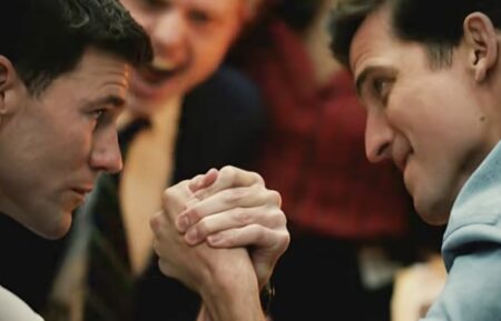 Austin Stowell as Gibbs, Shea Buckner as Pride — 'NCIS: Origins' Season 2 Episode 11 