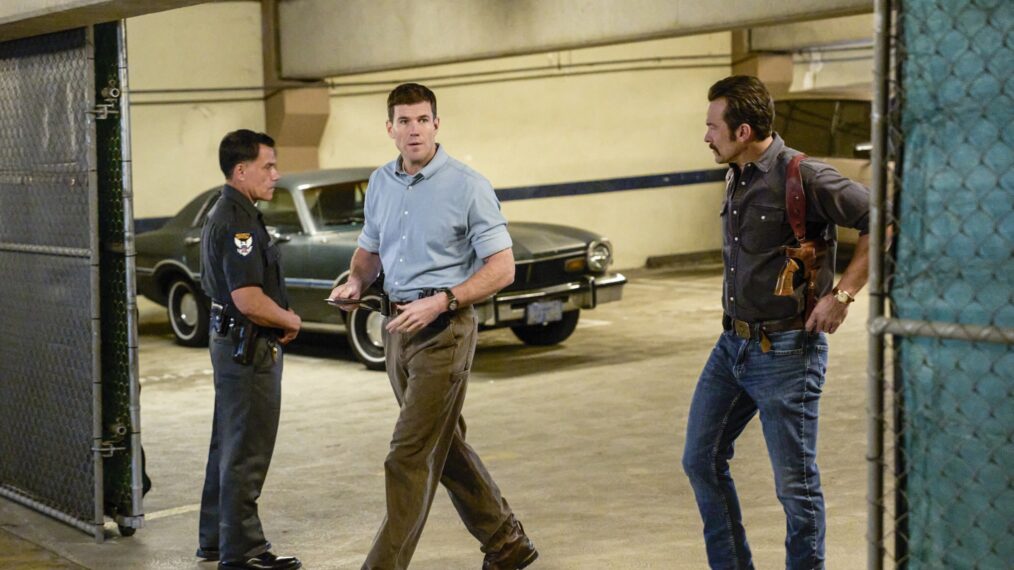 Austin Stowell as Leroy Jethro Gibbs and Kyle Schmid as Mike Franks — 'NCIS: Origins' Season 2 Episode 13 