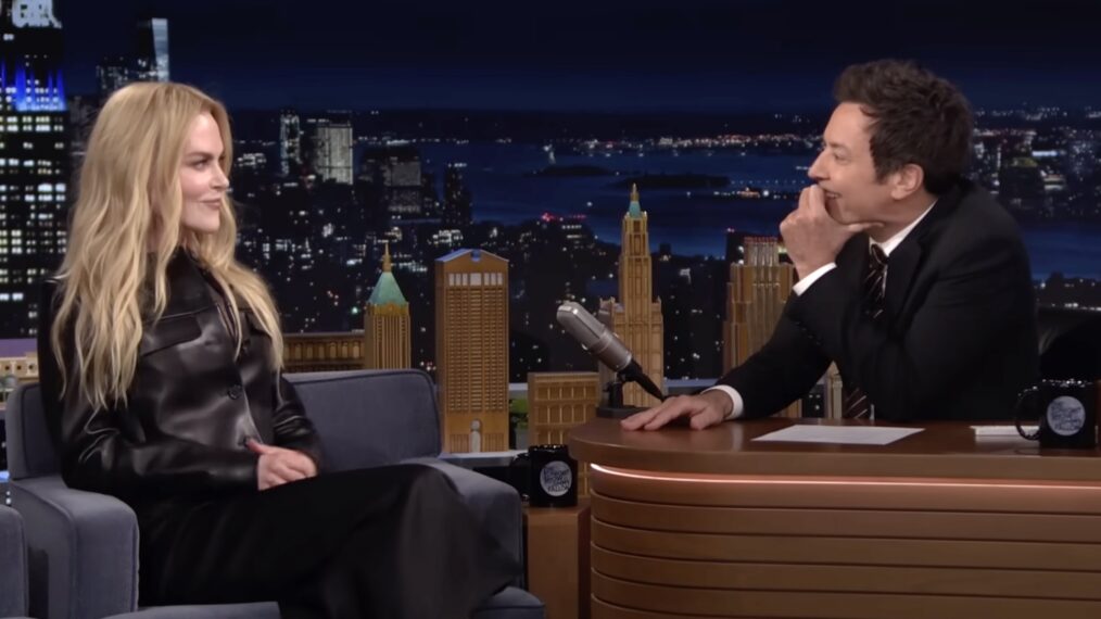Nicole Kidman and Jimmy Fallon