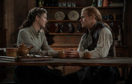 Caitriona Balfe and Sam Heughan in 'Outlander' Season 8