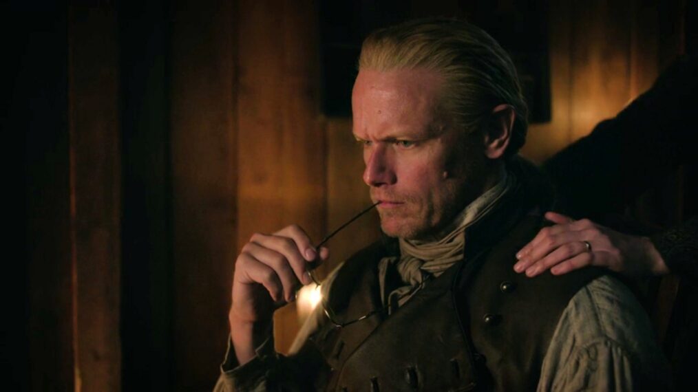 Sam Heughan in 'Outlander'