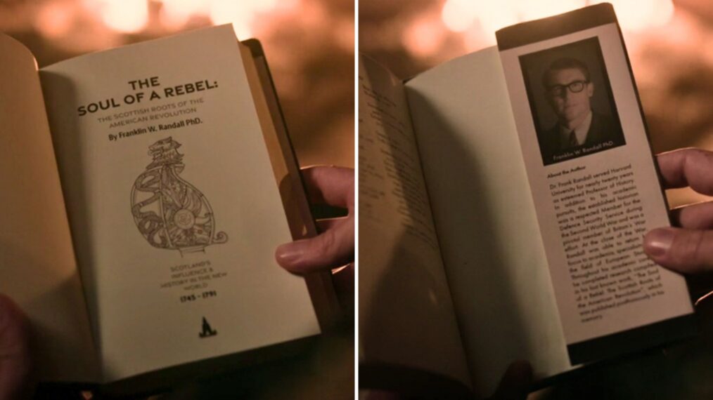 'Soul of a Rebel' Book Frank Randall, from 'Outlander' 