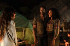 Sarah Shahi, Sterling K. Brown, and Enuka Okuma in 'Paradise' Season 2 finale
