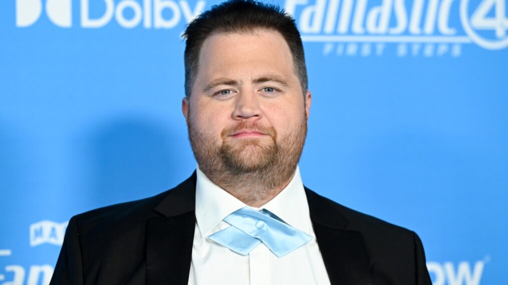 Paul Walter Hauser at 'The Fantastic Four: First Steps' World Premiere held at the Dorothy Chandler Pavilion on July 21, 2025 in Los Angeles, California