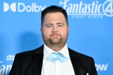 Paul Walter Hauser at 'The Fantastic Four: First Steps' World Premiere held at the Dorothy Chandler Pavilion on July 21, 2025 in Los Angeles, California