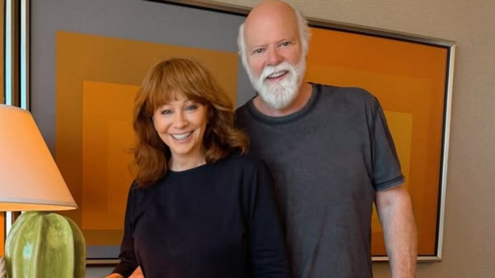 Reba McEntire and Rex Linn