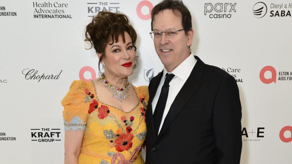 Jennifer Tilly Phil Laak attend Elton John AIDS Foundation's 32nd Annual Academy Awards Viewing Party
