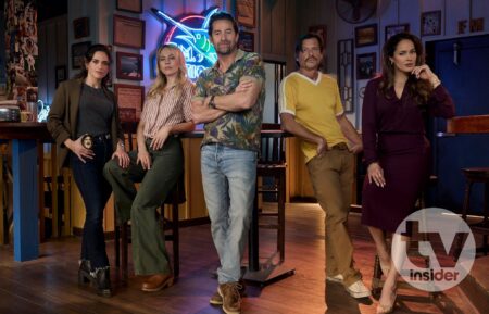 Bevin Bru as Melody 'Mel' Abreu, Adelaide Clemens as Catherine Delacroix, Scott Speedman as R.J. Decker, Kevin Rankin as Aloysius 'Wish' Aiken, and Jaina Lee Ortiz as Emilia 'Emi' Ochoa — 'RJ Decker'