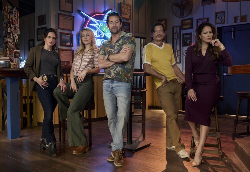 Bevin Bru as Melody 'Mel' Abreu, Adelaide Clemens as Catherine Delacroix, Scott Speedman as R.J. Decker, Kevin Rankin as Aloysius 'Wish' Aiken, and Jaina Lee Ortiz as Emilia 'Emi' Ochoa — 'R.J. Decker'