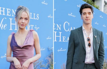 Roan Curtis and Lachlan Quarmby at the 'Hope Valley: 1874' and 'When Calls the Heart' premiere event