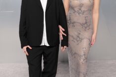 Robby Hoffman and Gabby Windey attend the 2026 Vanity Fair Oscar Party Hosted By Mark Guiducci at Los Angeles County Museum of Art on March 15, 2026 in Los Angeles, California.