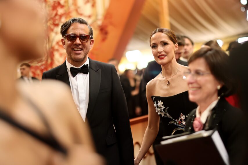 Bobby Cannavale and Rose Byrne attend the 98th Oscars at Dolby Theatre on March 15, 2026 in Hollywood, California.