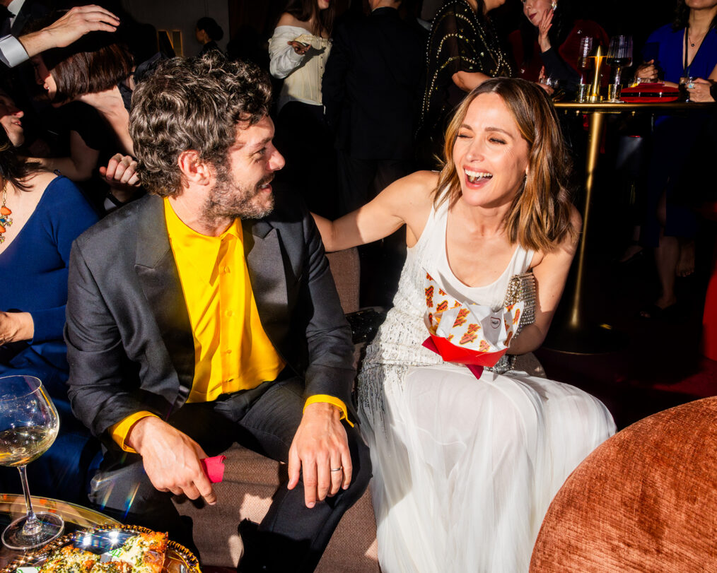 Adam Brody and Rose Byrne attend The Actor Awards Netflix afterparty