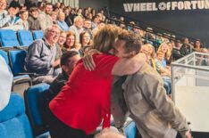 Ryan Seacrest hugging a 'Wheel of Fortune' audience member on March 25, 2026