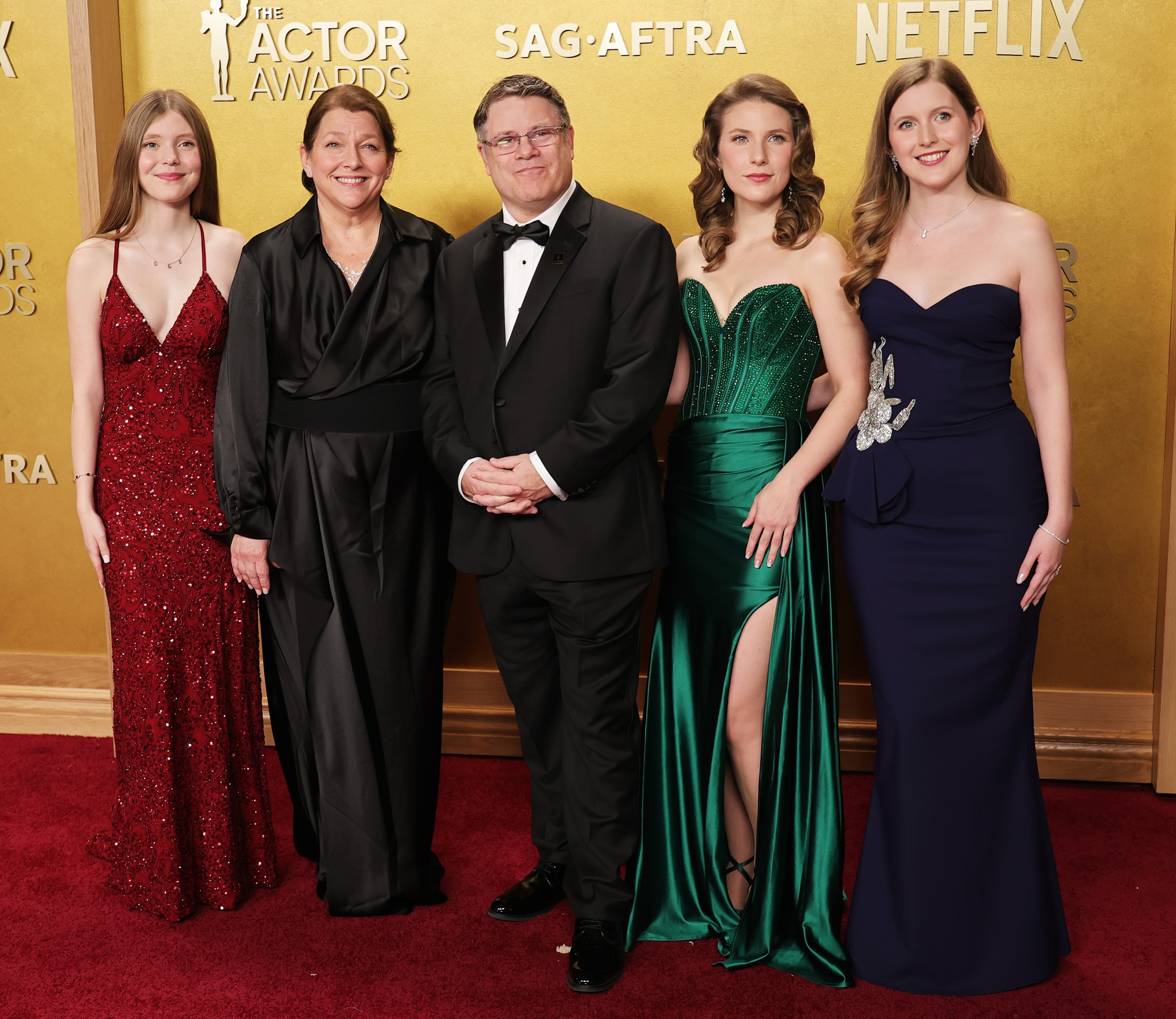 The Astin family at the 2026 Actor Awards