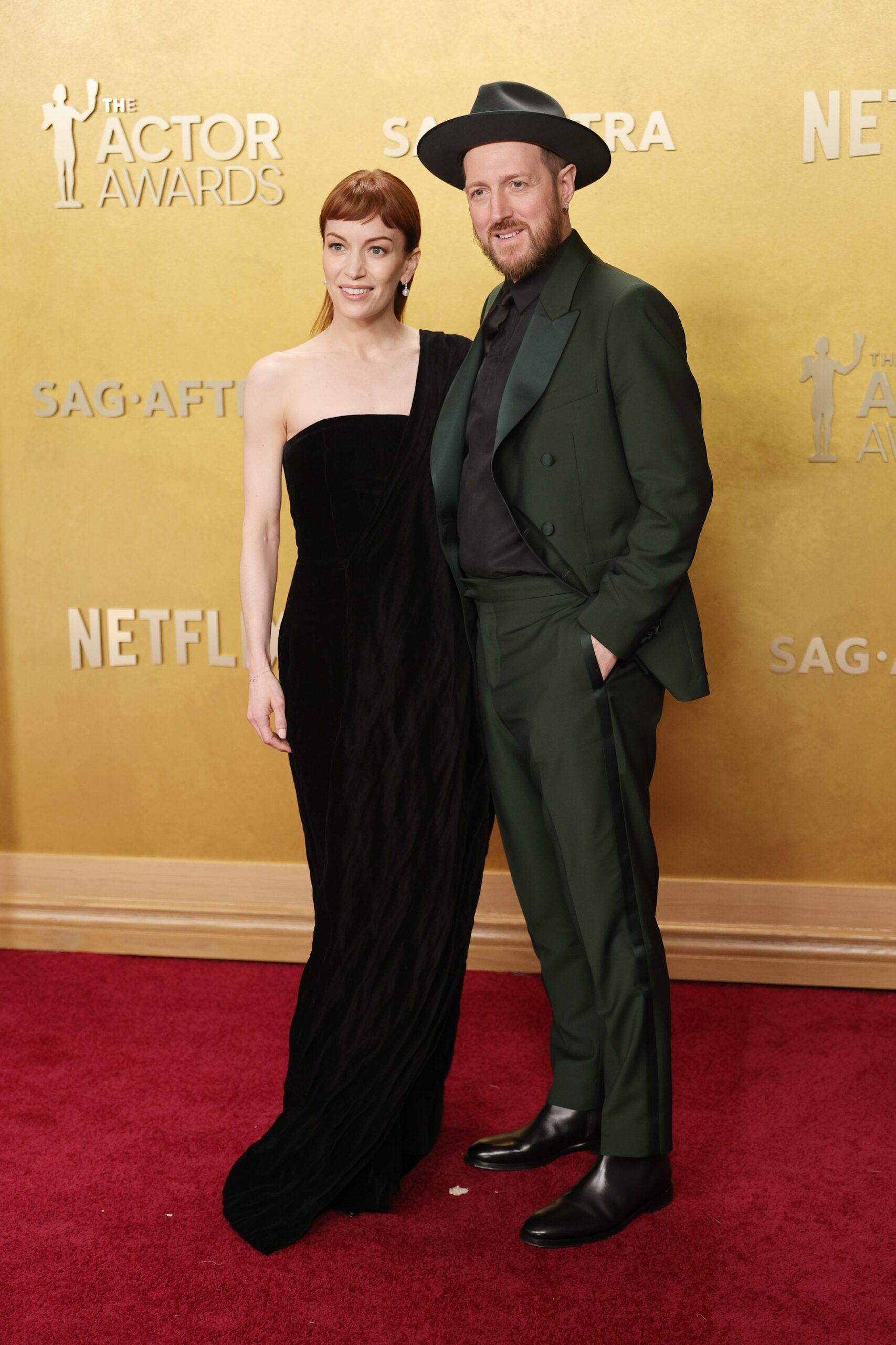 Britt Lower and Kenna Kennor at the 2026 Actor Awards